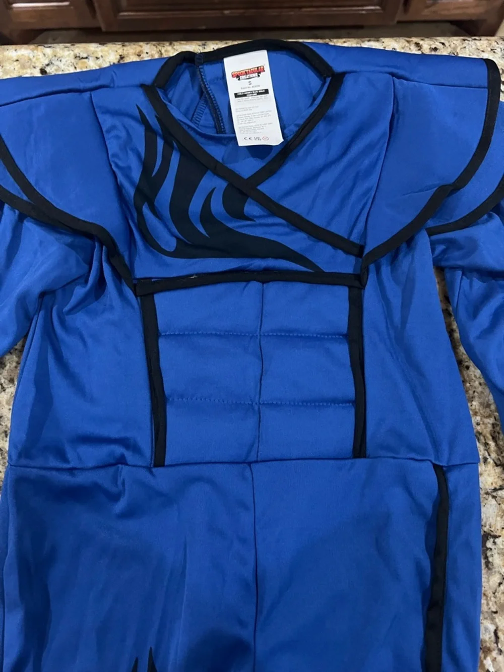 Spooktacular Creations Kids Blue Ninja Costume | Size Small (5-7)